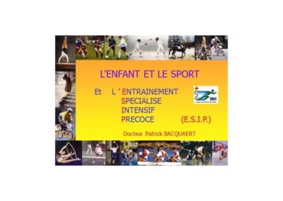 Entraînement Sportif Intensif Précoce