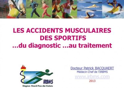 Diaporama "Les accidents musculaires"