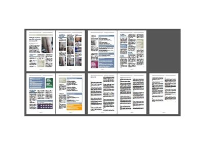 Fac-similé de la fiche pratique : Mesure des plis cutanés