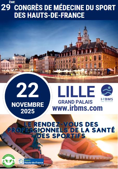 29ème Congrès de Médecine, Traumatologie et Kinésithérapie du Sport by IRBMS